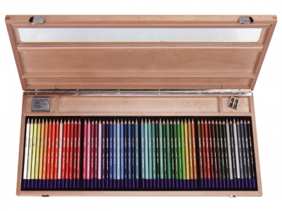 ست مداد رنگی حرفه ای  ونگوگ- 60 رنگ جعبه چوبی 